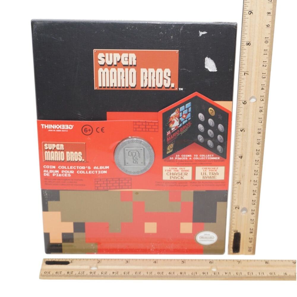 Thinkgeek Super Mario Bros From Nintendo Collectors Album 2018